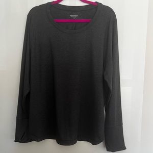 Athleta Grey Long Sleeved Tee Size 2X